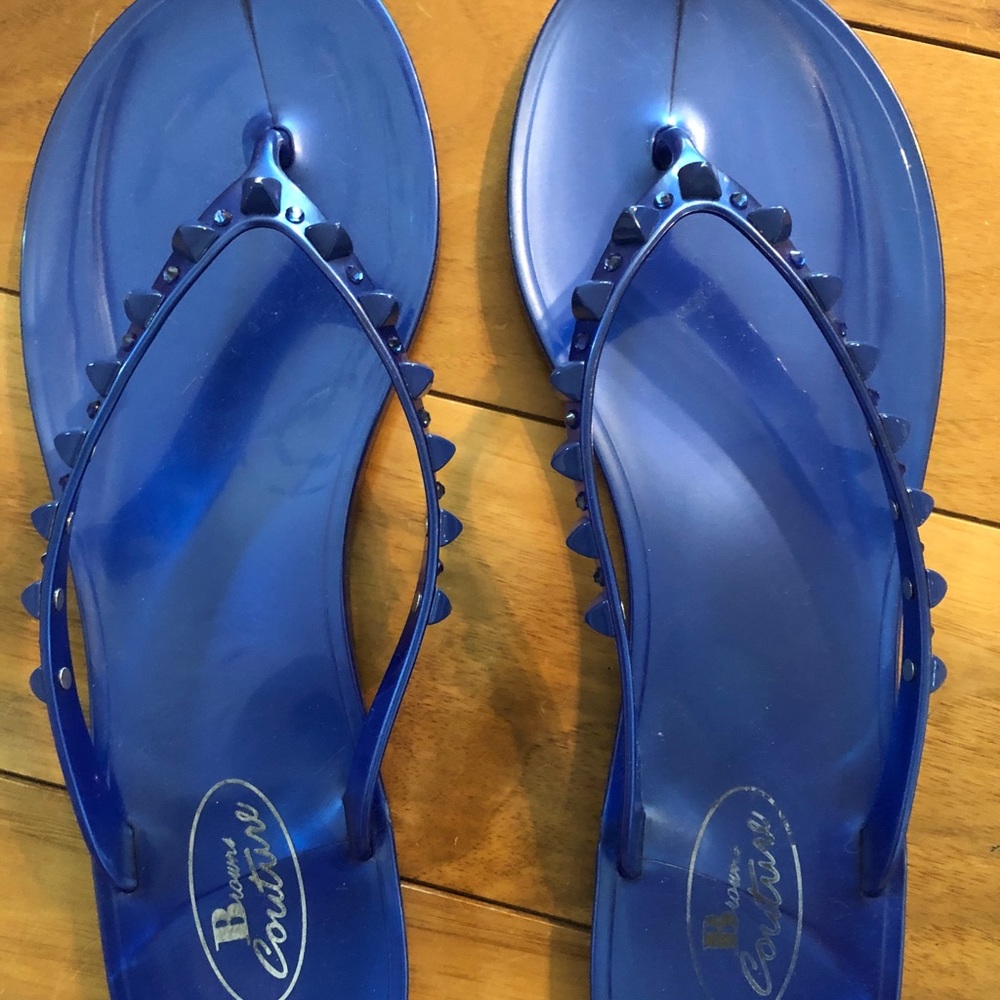 Browns couture flip flop